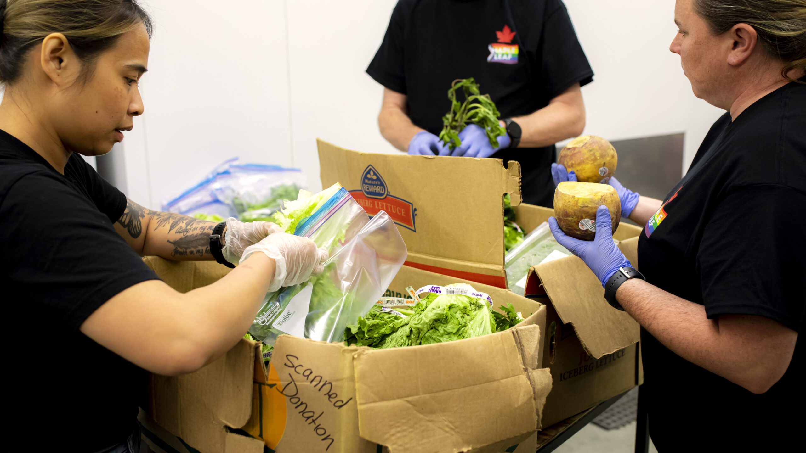 Volunteers at South East Helping Hands